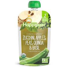 Happy Baby Zucchini, Apples, Peas, Quinoa & Basil Pouch 0.4oz