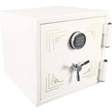 Security Barska AX13616 Digital Keypad White Jewelry Safe 1.91 Cubic