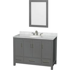 Wyndham Collection WCS141448SUNOM24 Sheffield Top Mirror