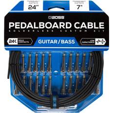 Pedal board BOSS BCK-24 Solderless Pedal Board Cable Kit, Simple and Quick Assembly, 24 ft/7 m Length