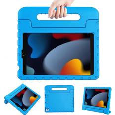 Tablet Covers LTROP New iPad 9th Generation Case, iPad 8th Generation Case, iPad 7th Generation Case for Kids, iPad 10.2 Case 2021/2020/2019, Shockproof Handle Stand Kids Case for iPad 9/8/7 Gen 10.2-Inch