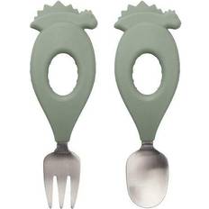 Liewood Lasten Aterimet Liewood Stanley Baby Cutlery Dino