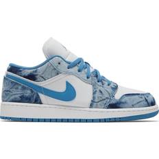 Spring Trainers Nike Air Jordan 1 Low GS - White/Dutch Blue/White