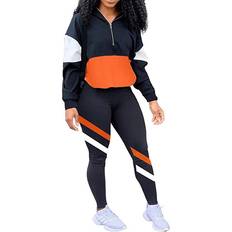 High Waist - Women Jumpsuits & Overalls Eosiedur Women's Sweatsuit Tracksuit Sets