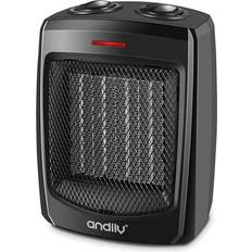 Gray Floor Fans Andily Electric Space Heater 1500W