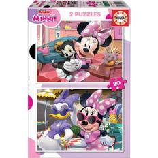 Musse Pigg Klassiska pussel Educa Minnie 2x20 Pieces