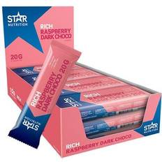 Star nutrition protein bar 55g Star Nutrition Protein Bar Raspberry Dark Chocolate 55g 12 st