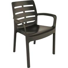 Aluminium/Metal/Plastic - Black Patio Chairs Ipae Progarden Borneo Garden Dining Chair