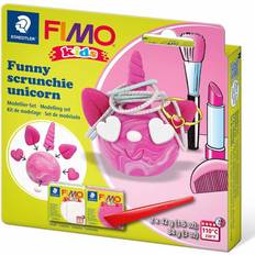 Polymer-ler på tilbud Staedtler Fimo Kids Funny Scrunchie Unicorn