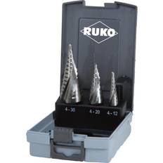 Ruko 101026RO Step drill bit set 3-piece 4 12 mm, 4 20 mm, 4 30 mm HSS Triangular shank 1 Set