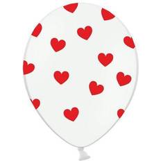 Balloner hjerte PartyDeco Hjerte Balloner Hvid