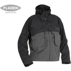 Fladen Fiskejackor Fladen Authentic Wading Jacket 2.0 Grey/Black