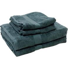 Lord Nelson Badehåndklæder Lord Nelson Fairtrade Denim Badehåndklæde Blå, Grå