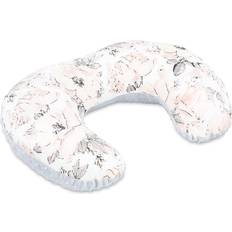 Nursing Pillow Small Minky Wild Rose Grey