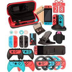 Nintendo Switch Controller Add-ons Arisll Switch Family Bundle Accessories