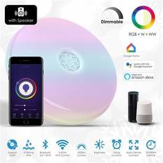 Blanco - Sí Altavoces de Pared Ener-J Smart WIFI LED