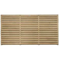 Forest Garden 2'11'' 5'11'' 91 180cm Contemporary Double Slatted Fence