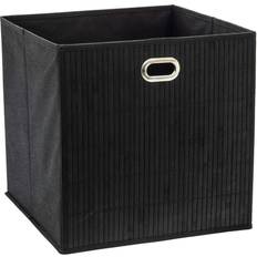 5 Five Cesta Para Muebles De Baño Bambú Negro 31 x 31 x 31 cm