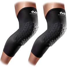 Health McDavid Knee Compression Sleeves: Hex Knee Pads Compression Leg Sleeve for Basketball, Volleyball, Weightlifting, and More Pair of Sleeves, BLACK, Adult: X-LARGE