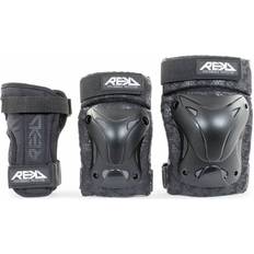 REKD Recreational Beskyttelsessæt 3-pak Sort XS Unisex Adult, Kids, Newborn, Toddler, Infant