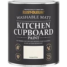 Antique white Rust-Oleum Kitchen Cupboard Paint Antique White 0.75L