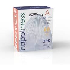 Happimess happimess HPM3000B-CLEAR 5.3 Gallon Drawstring Trash Can