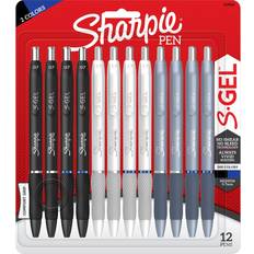 Sharpie S-Gel Retractable Gel Pen, Medium Point, Assorted Ink, Dozen (2129832)