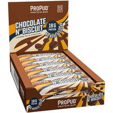 Sukkerfritt Barer NJIE ProPud Protein Bar Chocolate n' Biscuit 55g 12 st