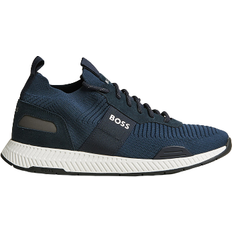 HUGO BOSS Blå Sneakers HUGO BOSS Titanium Runn Knsta M - Navy