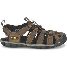 Schnellschnürung Sportsandalen Keen Clearwater Leather CNX - Dark Earth/Black