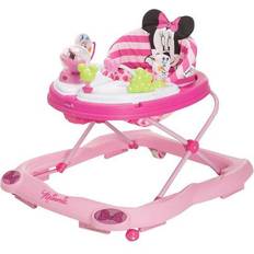 Metal Baby Walker Wagons Disney Minnie Mouse Glitter Music & Lights Walker