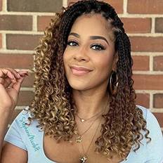 Bohomian Braid Crochet Hair 14 inch 8-pack
