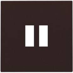 Ladebokse Niko Afdækning 2 USB-A-oplader, dark brown