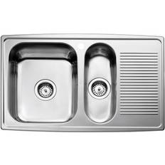 Køkkenvaske med bakke på tilbud Intra Juvel Horizon 815SH M/1½kum /bakke T/Nedfældning