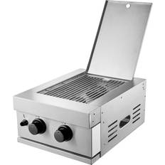Kogeplader Furniturebox Myoutdoorkitchen Built-in Sidebrænder Dobbelte Plader