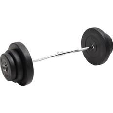 Hantelstangen vidaXL Curlstange mit Gewichten 60 kg