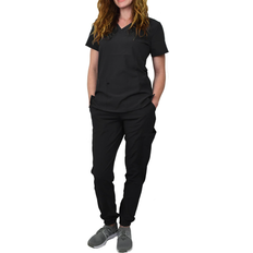 Work Clothes Green Town Medical Nursing Jogger Scrub Set