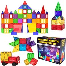 Magnetic Building Tiles Set