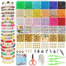 Cheap Creativity Sets Clay Beads Bracelet Making Kit