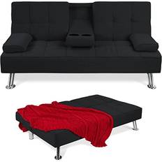 Best Choice Products Futon Fabric Sofa 65.2" 2 Seater