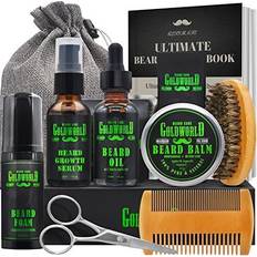 Beard Styling Sets Goldworld Beard Growth Grooming Kit