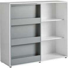 SoBuy Children Bookcase Toy Storage Cabinet Display Shelf with Sliding Door