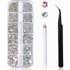 Huetfat Nail Art Rhinestones Kit 3-pack