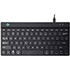 Vert Claviers R-Go Tools Compact Break USB QWERTY Noir