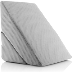 Poliéster Almohadas InnovaGoods Almohada Triangular Multiposición de Doble de Cuña Threllow - Gray - 60 x 40 x 24 cm Almohada Gris (60x24cm)