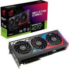 ASUS 12 GB - GeForce RTX 4070 Ti Tarjetas Gráficas ASUS ROG Strix GeForce RTX 4070 Ti 2xHDMI 3xDP 12GB GDDR6X