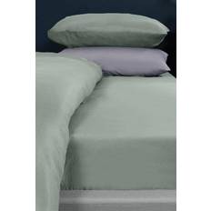 Brentfords Plain Fitted Bed Sheet Blue