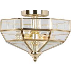 Elstead Lighting Old Park Loftlampe Poleret Messing Loftplafond