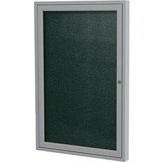 Silver Bulletin Boards Ghent Vinyl Bulletin Board, Satin PA12418VX-183