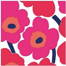 Rood Stoffen Servetten Marimekko Unikko Servet 33 x 33 cm 20-pack